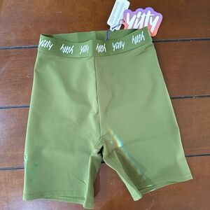 Brand NEW Yitty high waist logo shorts